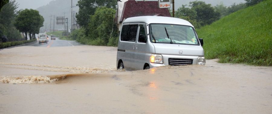 Powodzie w Japonii