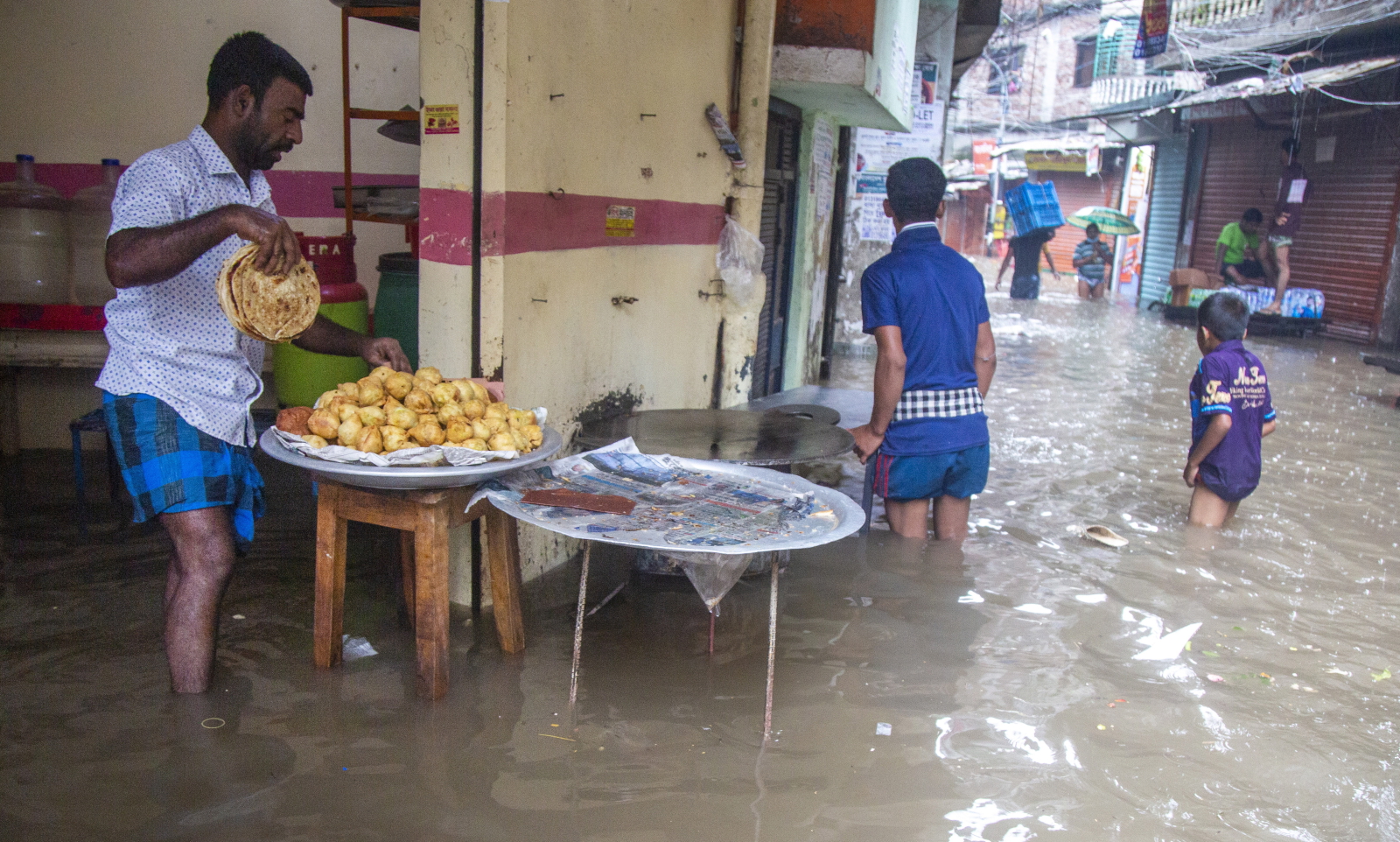 Powódź w Bangladeszu EPA/MONIRUL ALAM 