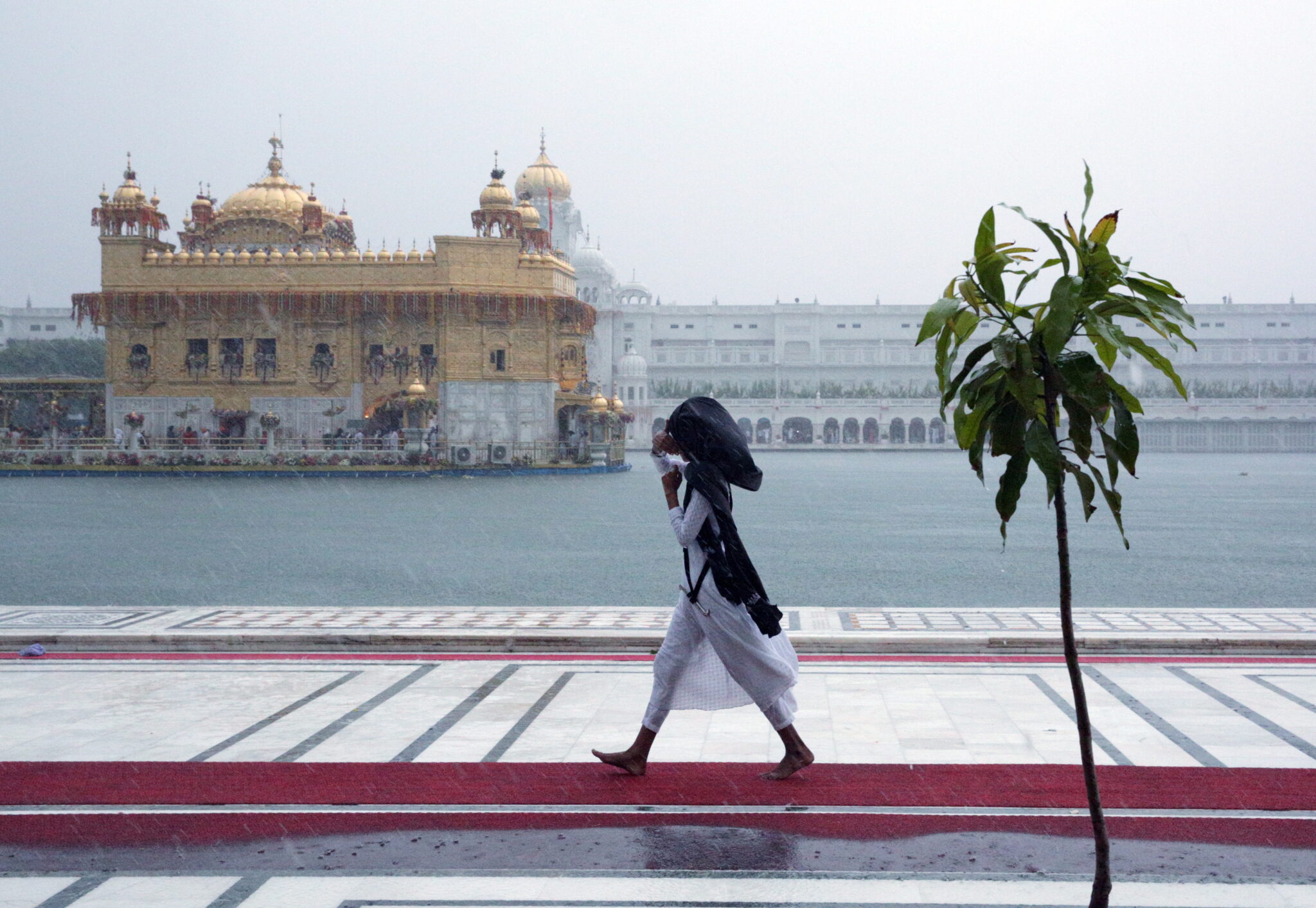 Indie, złota świątynia. fot. EPA/RAMINDER PAL SINGH