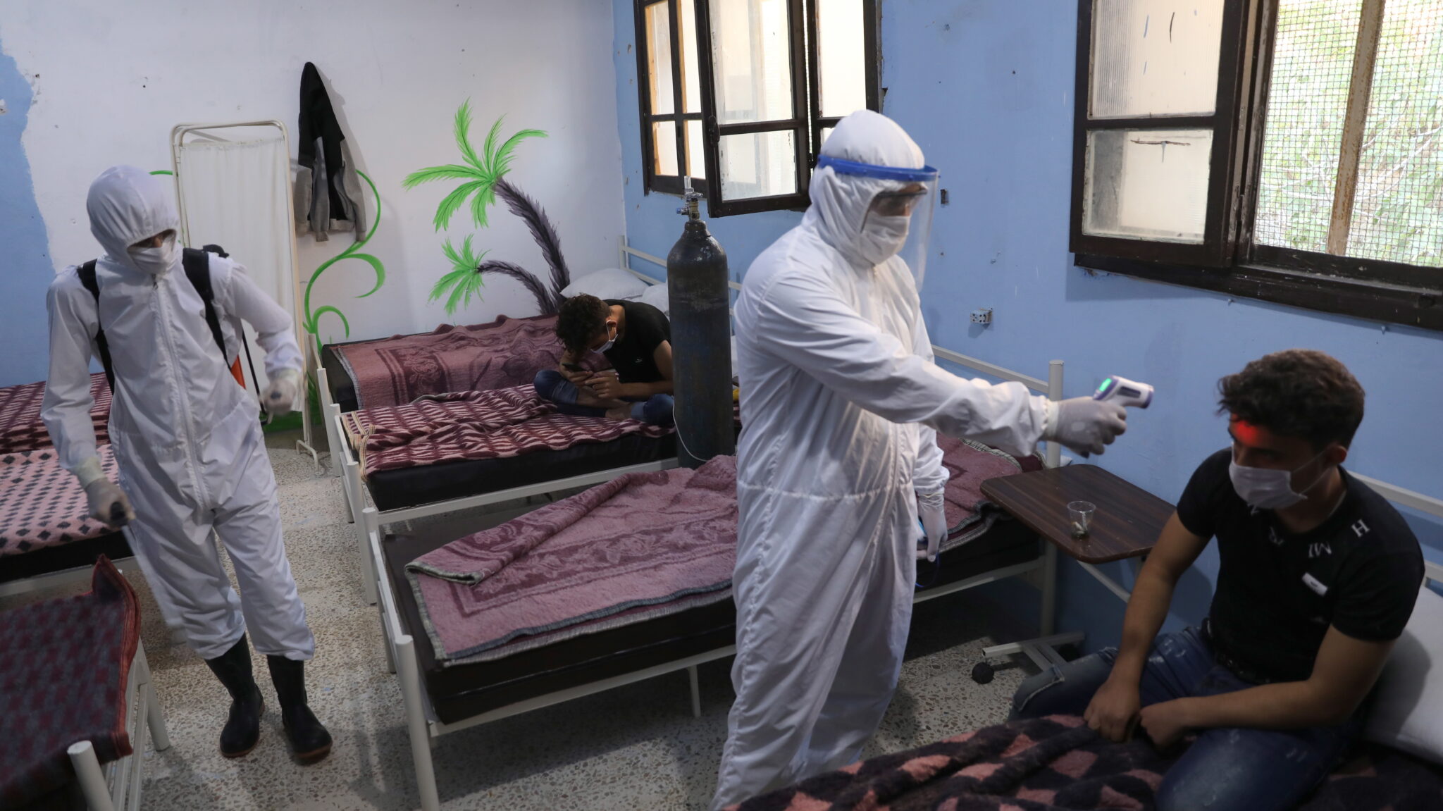 Syria w obliczu pandemii. fot. EPA/YAHYA NEMAH 