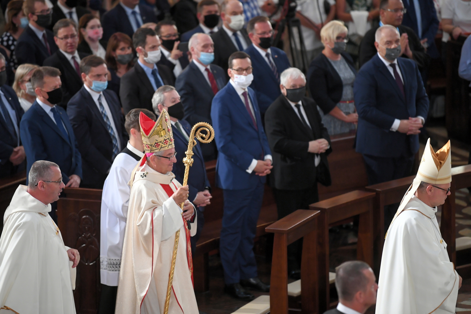 Msza św. otwarcia Parku Pamięci Narodowej fot. PAP/Tytus Żmijewski 