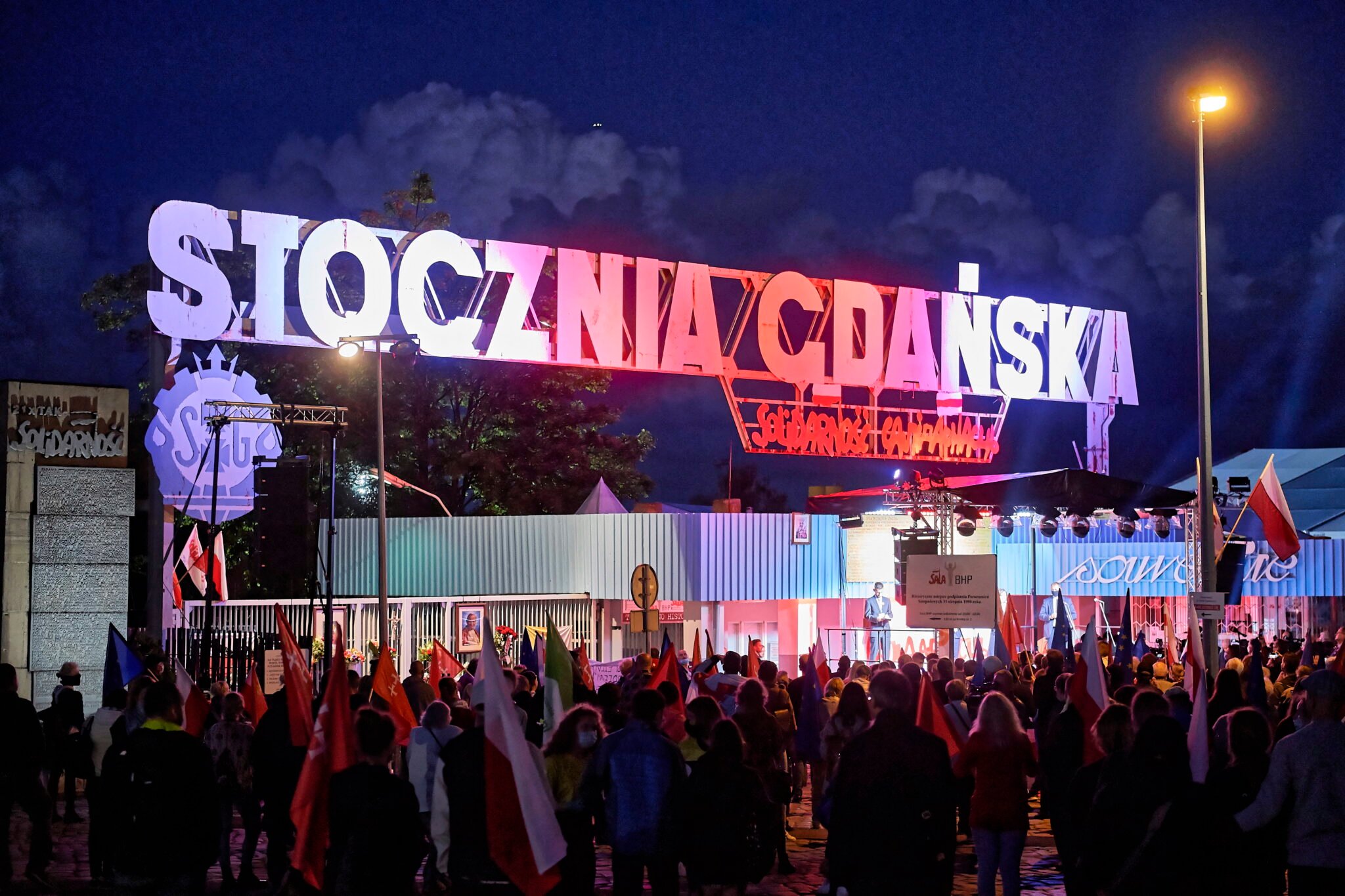 Wczesniej, w Gdańsku odbyły się obchody 40. rocznicy Sierpnia 1980 oraz powstania NSZZ „Solidarność”, fot. PAP/Adam Warżawa