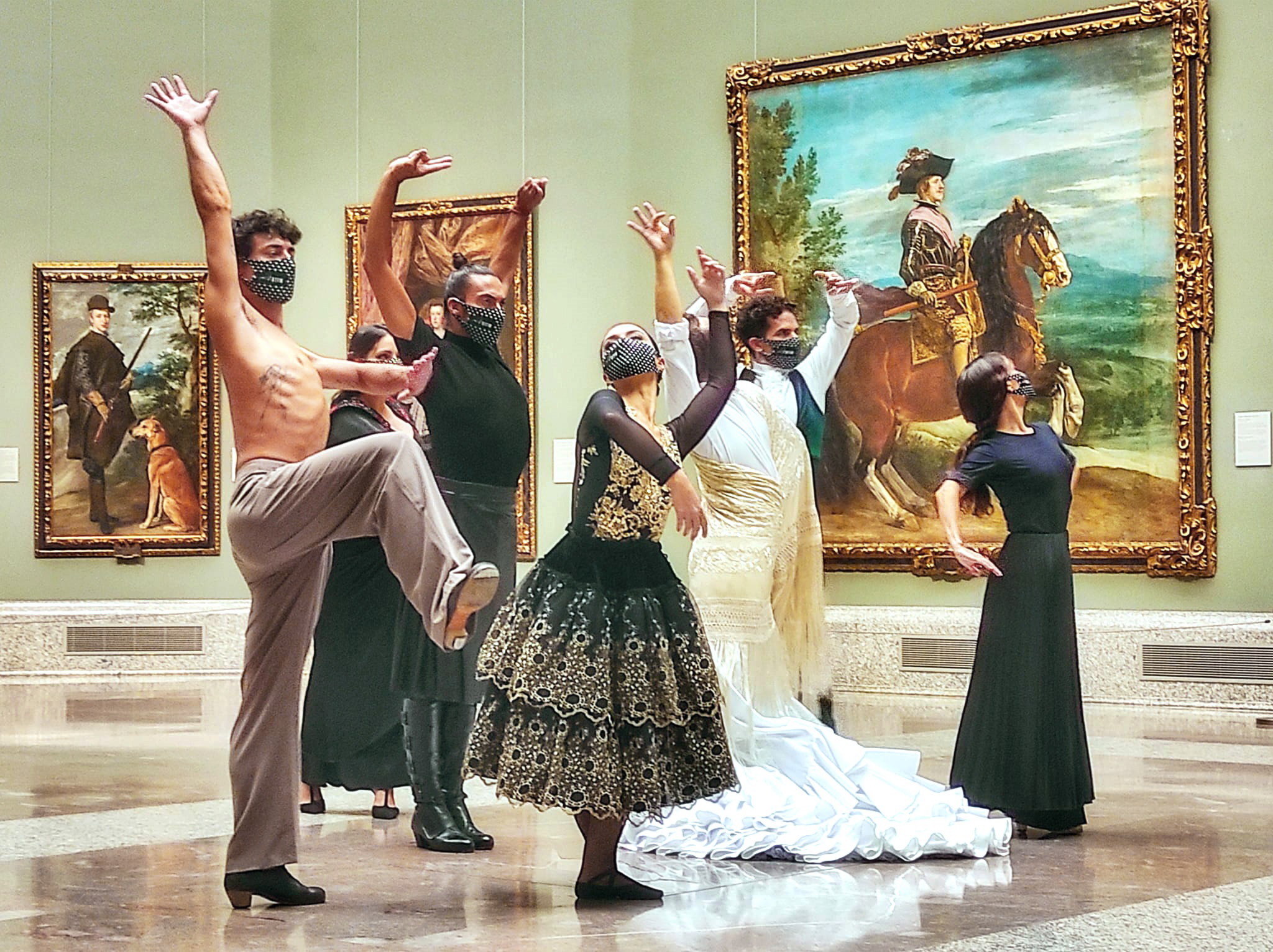 Performers Flamenco w madryckim Muzeum Sztuki. Fot. EPA/'Tablaos Flamencos' Association 