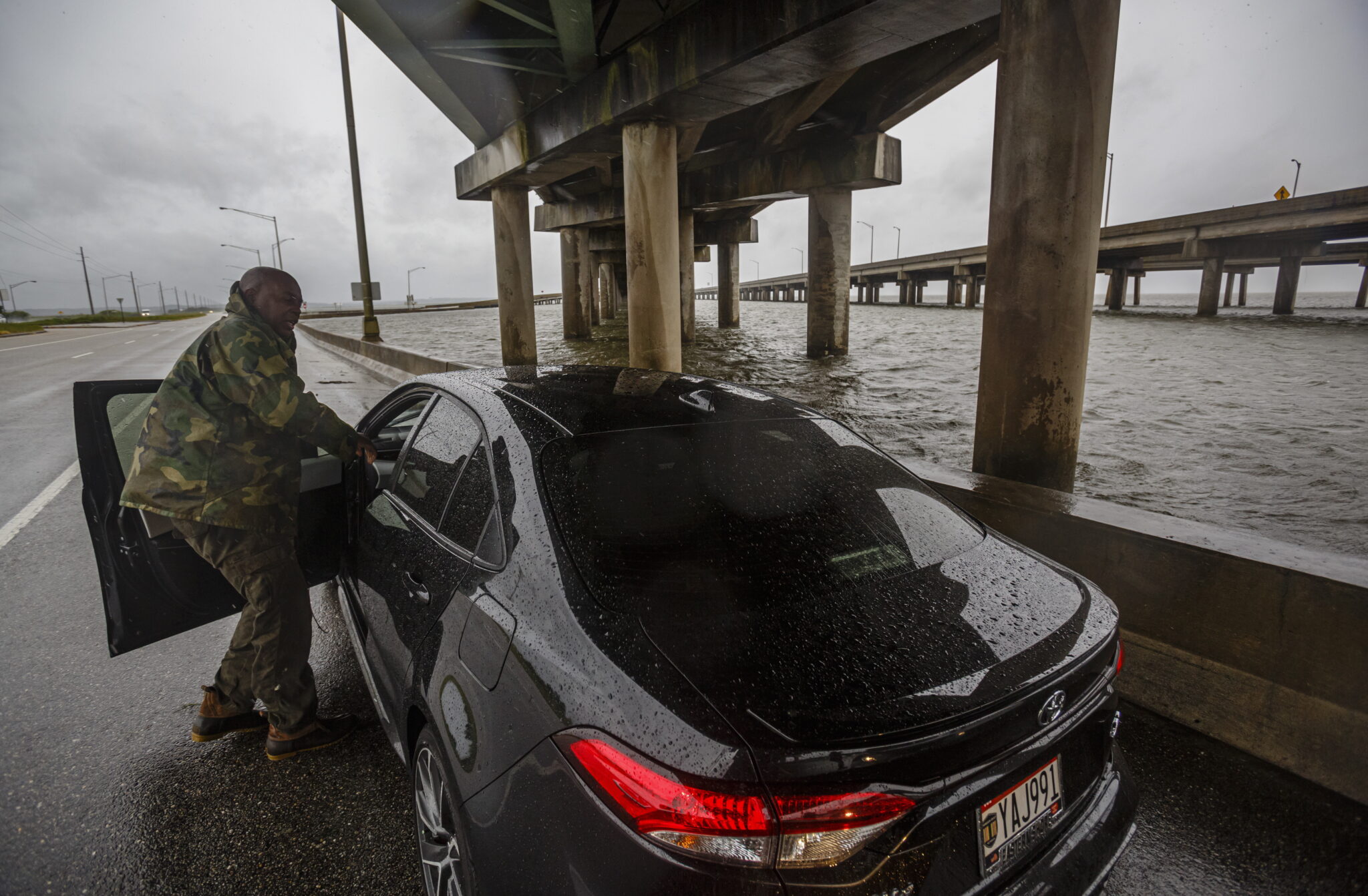 USA (Alabama): zbliżający się huragan Sally, fot.  EPA / DAN ANDERSON