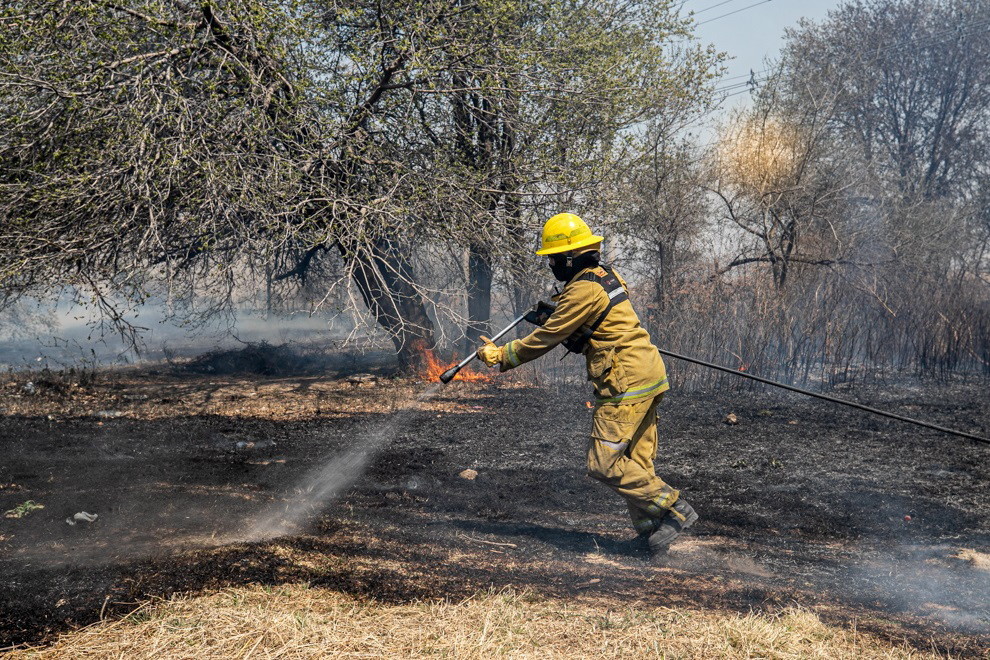 Argentyna walczy z pożarami. fot.  EPA/Government of Cordoba HANDOUT 