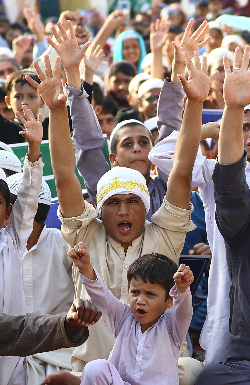 Protesty w Pakistanie fot. EPA/SHAHZAIB AKBER 
