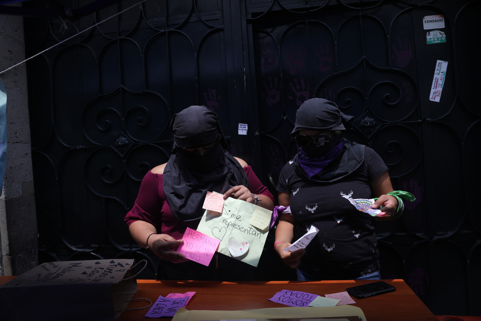 Protest kobiet w Meksyku fot. EPA/Sashenka Gutierrez 
