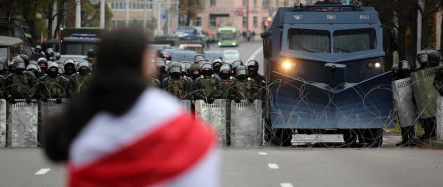 Manifestacje na Białorusi fot. EPA/STR