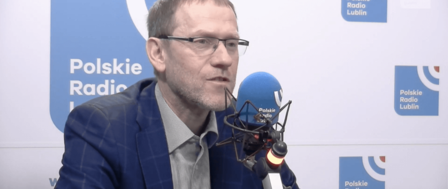 prof. Krzysztof Tomasiewicz fot. kadr z materiału wideo kanału Radio Lublin (YouTube)