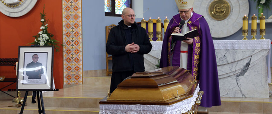 Uroczystości pogrzebowe br. Jana Matuszyka fot. oblaci.pl (Oblaci Ukraina)