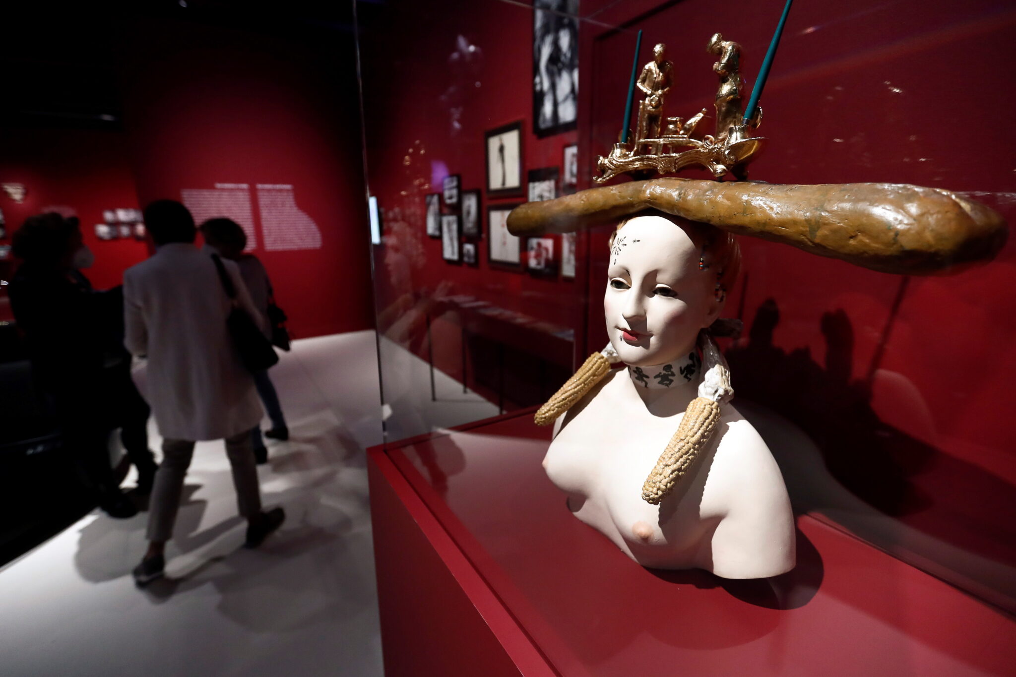 Wystawa dzieła Salvadora Dali na wystawie Caixaforum w Madrycie, fot. EPA 