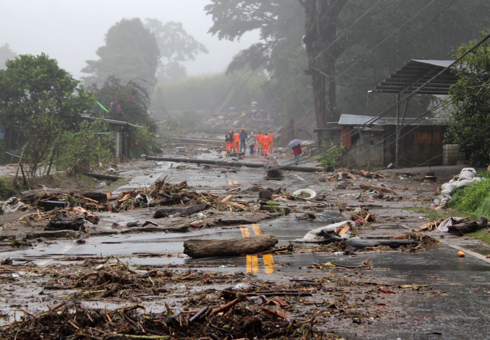 Powódź w Panamie fot. EPA/MARCELINO ROSARIO 