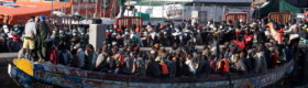 Migranci u brzegów hiszpanii fot. EPA/Miguel Barreto