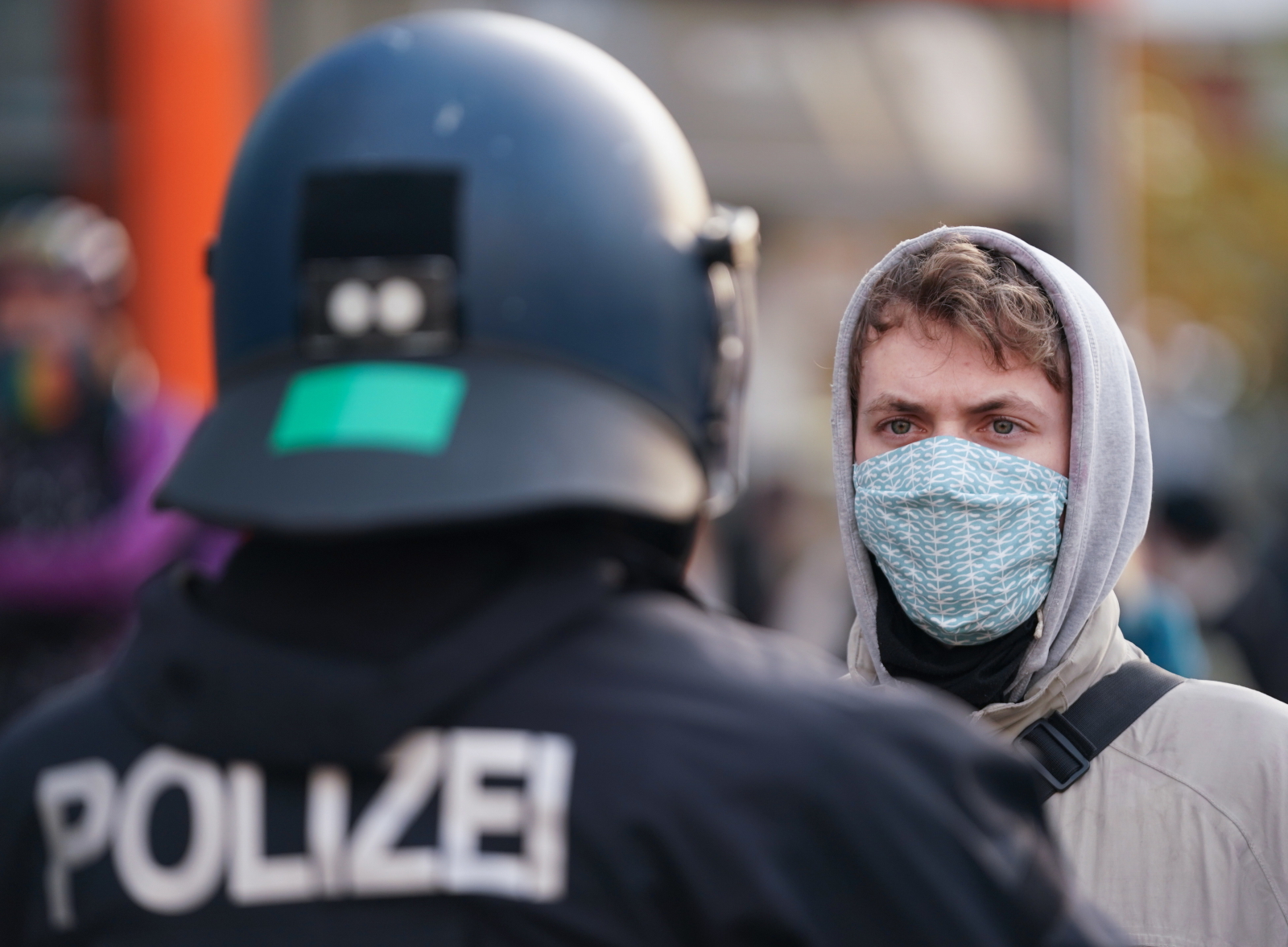 Protest przeciwko obostrzeniom. berlin. Fot. 