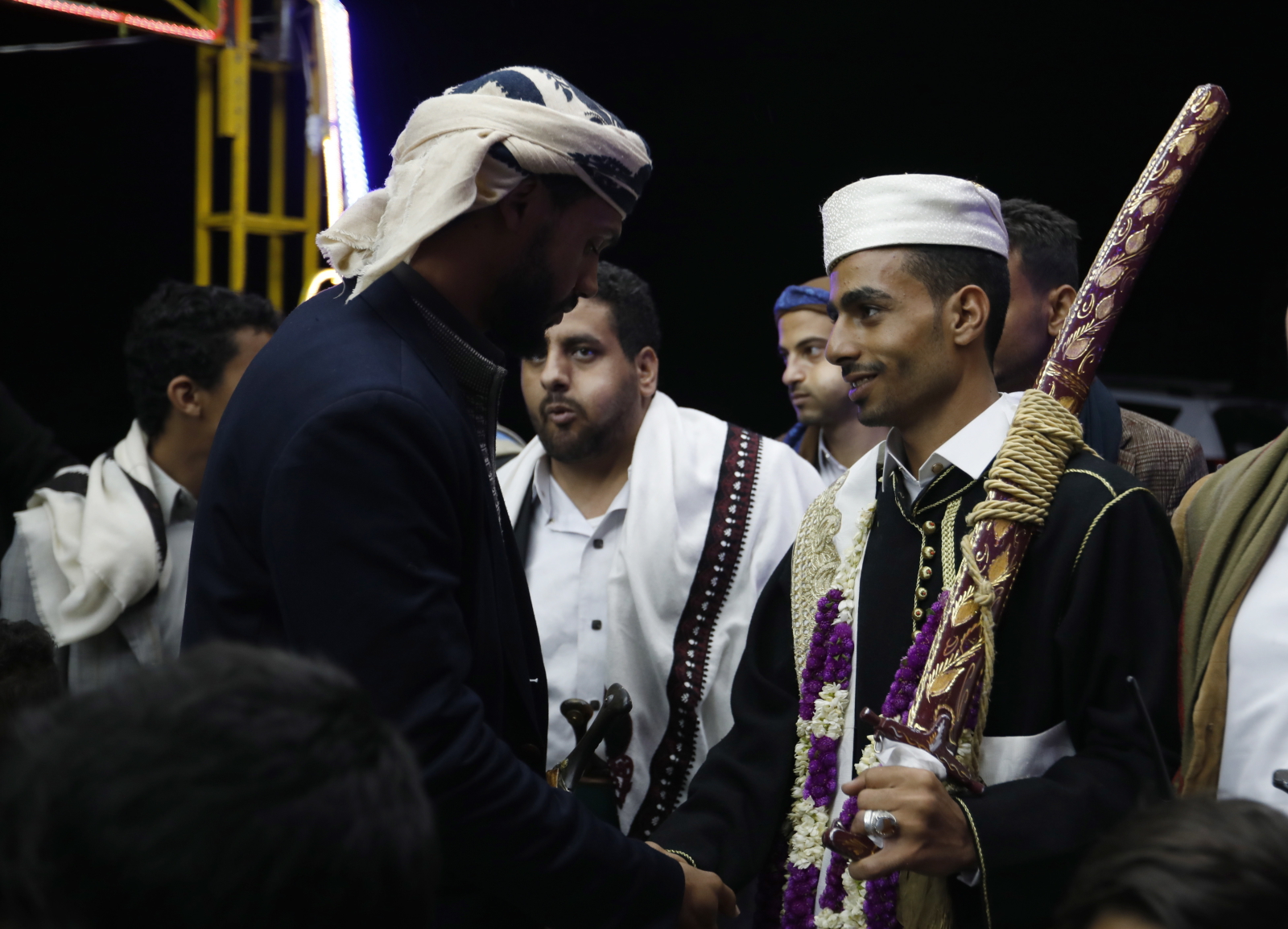 Tradycyjny ślub w jemenie EPA/YAHYA ARHAB 
