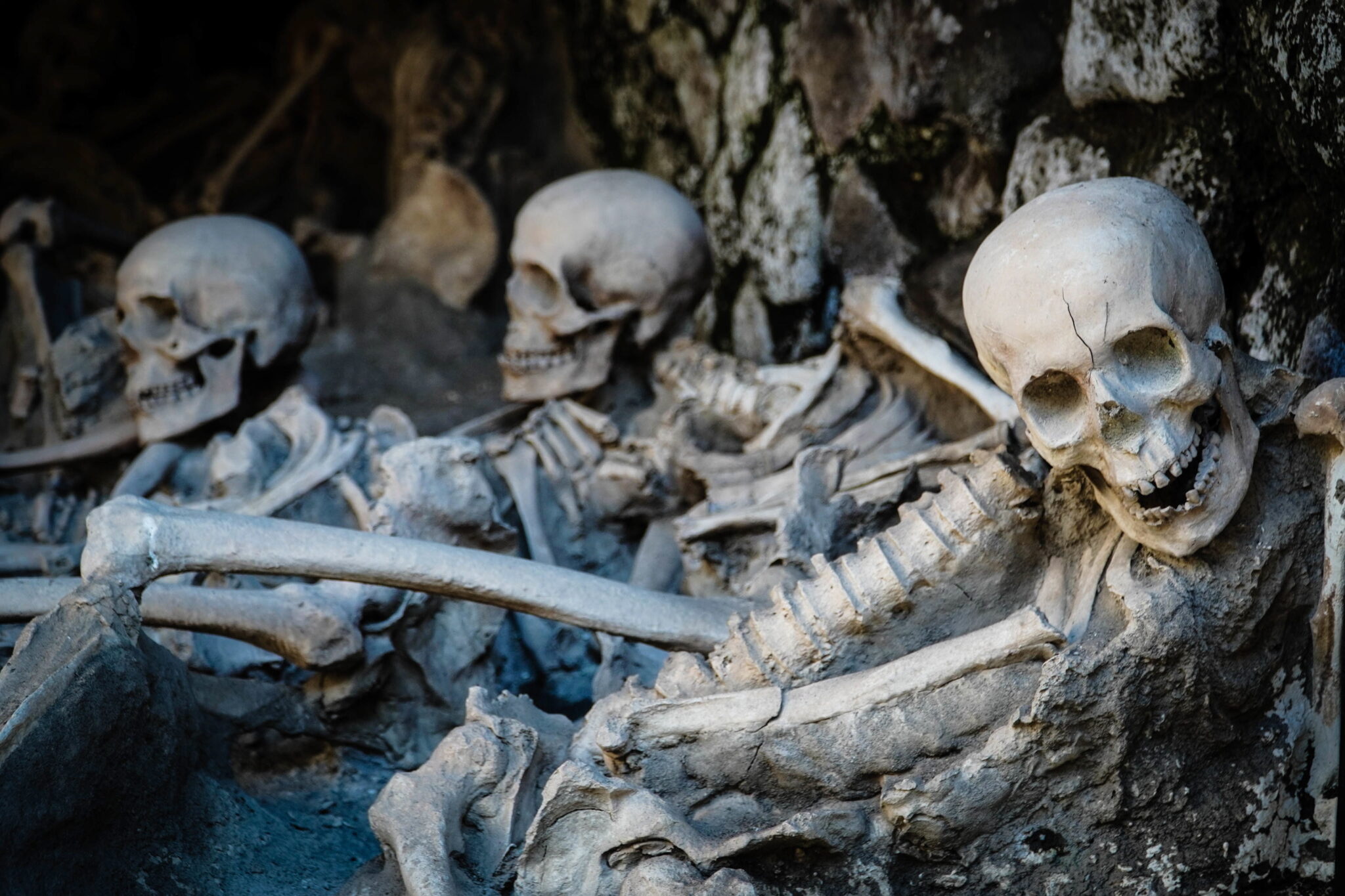 Włochy: wykopaliska w  Herculaneum, fot. EPA/CESARE ABBATE