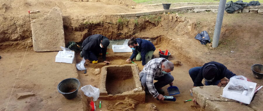 Wykopaliska archeologiczne Messapian fot. EPA/University of Salento Press Office