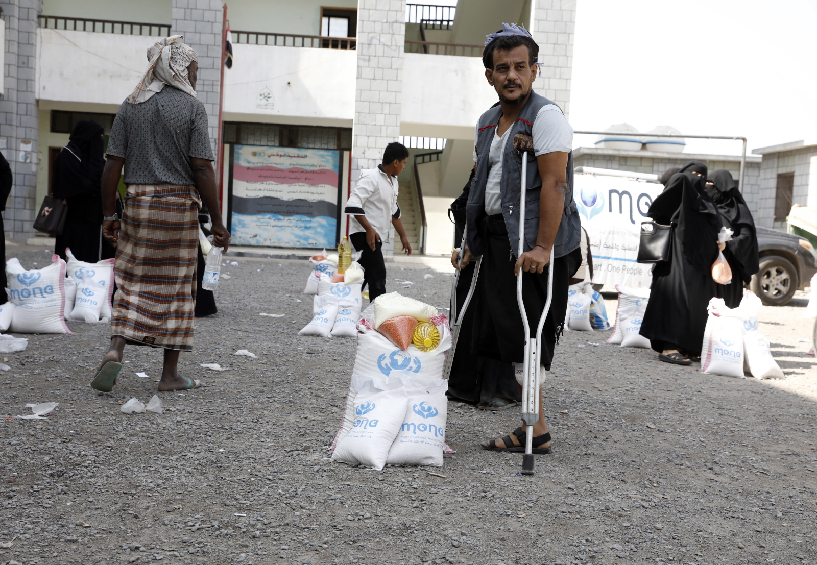 Kryzys żywnościowy w Jemenie, fot. EPA/YAHYA ARHAB 