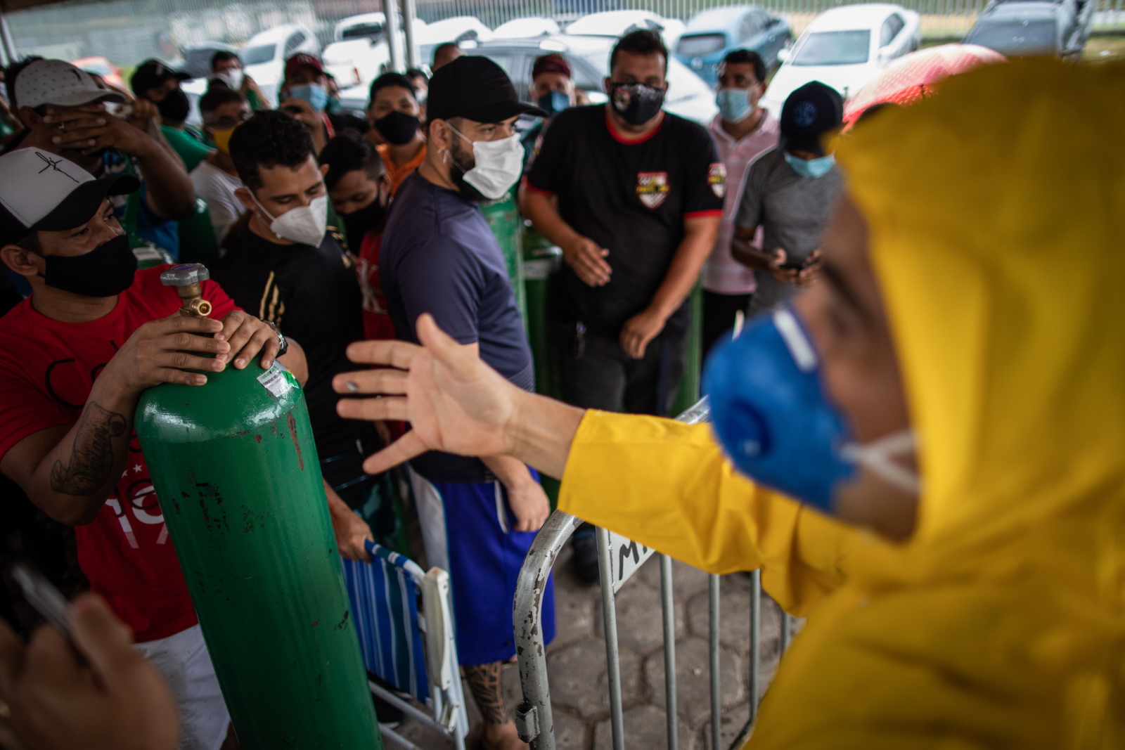 W Brazylii trwa walka o tlen dla chorych. Fot. EPA/RAPHAEL ALVES 