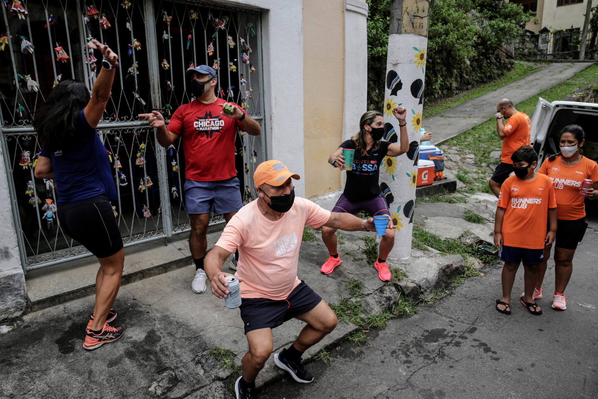 Brazylia: karnawał w Rio w czasie pandemii, fot.  EPA/Antonio Lacerda 
