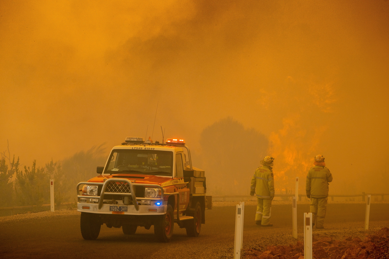 Pożary buszu w Australii EPA/EVAN COLLIS