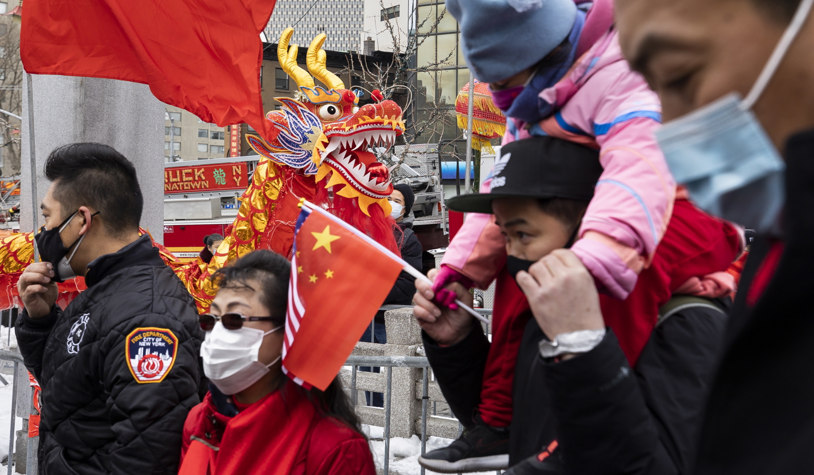 Chińczycy w USA przygotowują się do nowego chińskiego roku, roku księżyca. Fot.EPA/JUSTIN LANE 