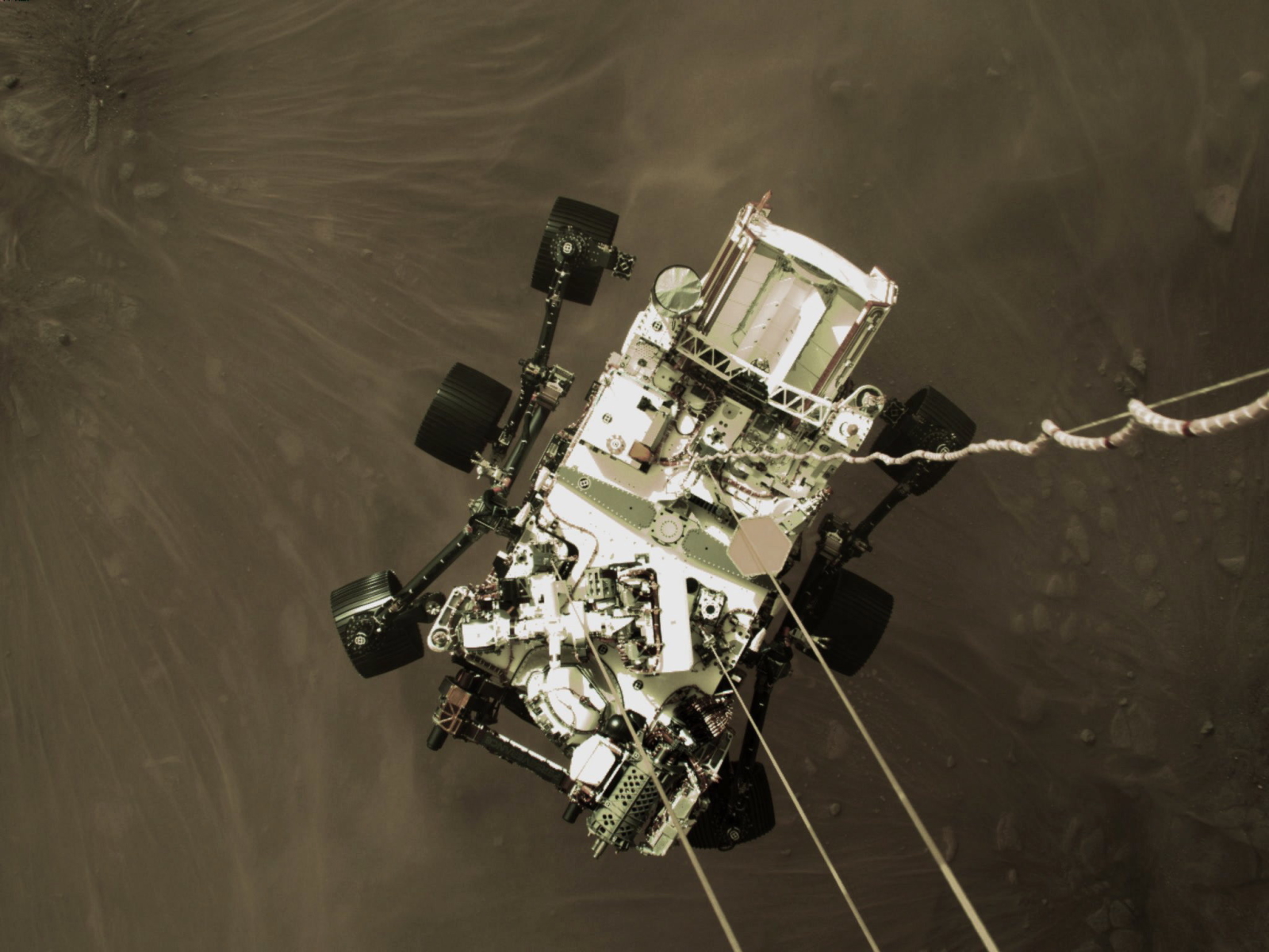 Łazik na Marsie fot. EPA/NASA/JPL-Caltech