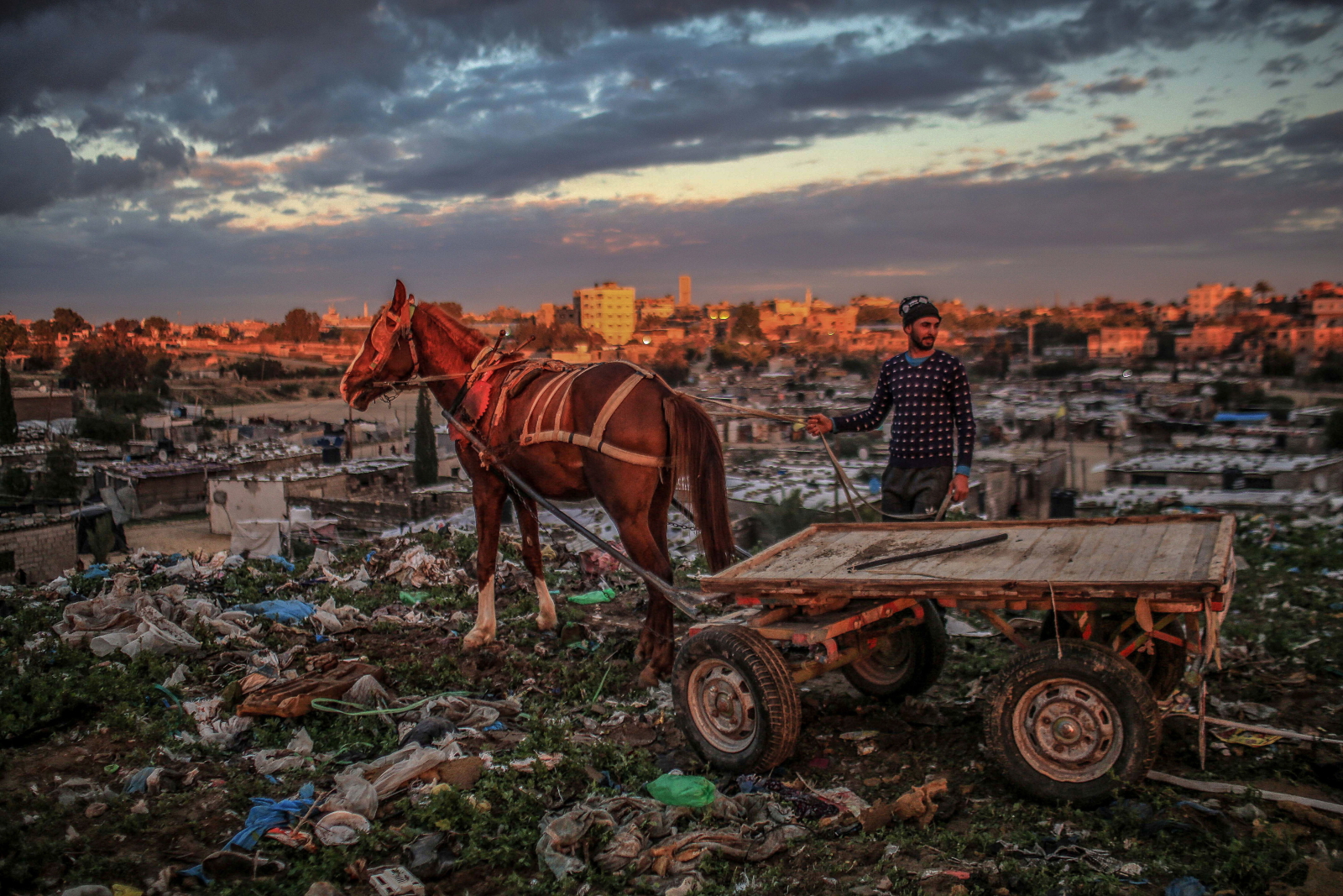 Izrael, zima w obozie dla uchodźców EPA/MOHAMMED SABER 