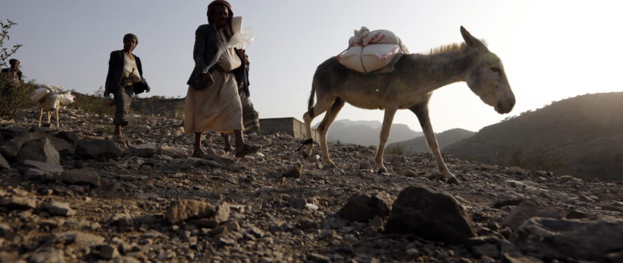 Jemen z największym kryzysem humanitarnym w dziejach świata fot. EPA/YAHYA ARHAB