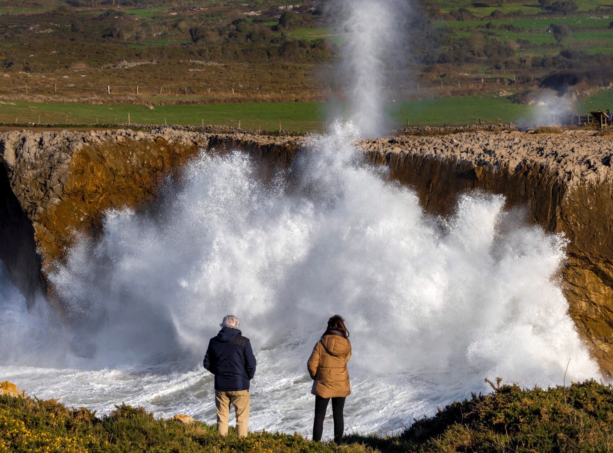 Hiszpania, piękny krajobraz Asturii. fot. EPA/Alberto Morante 
