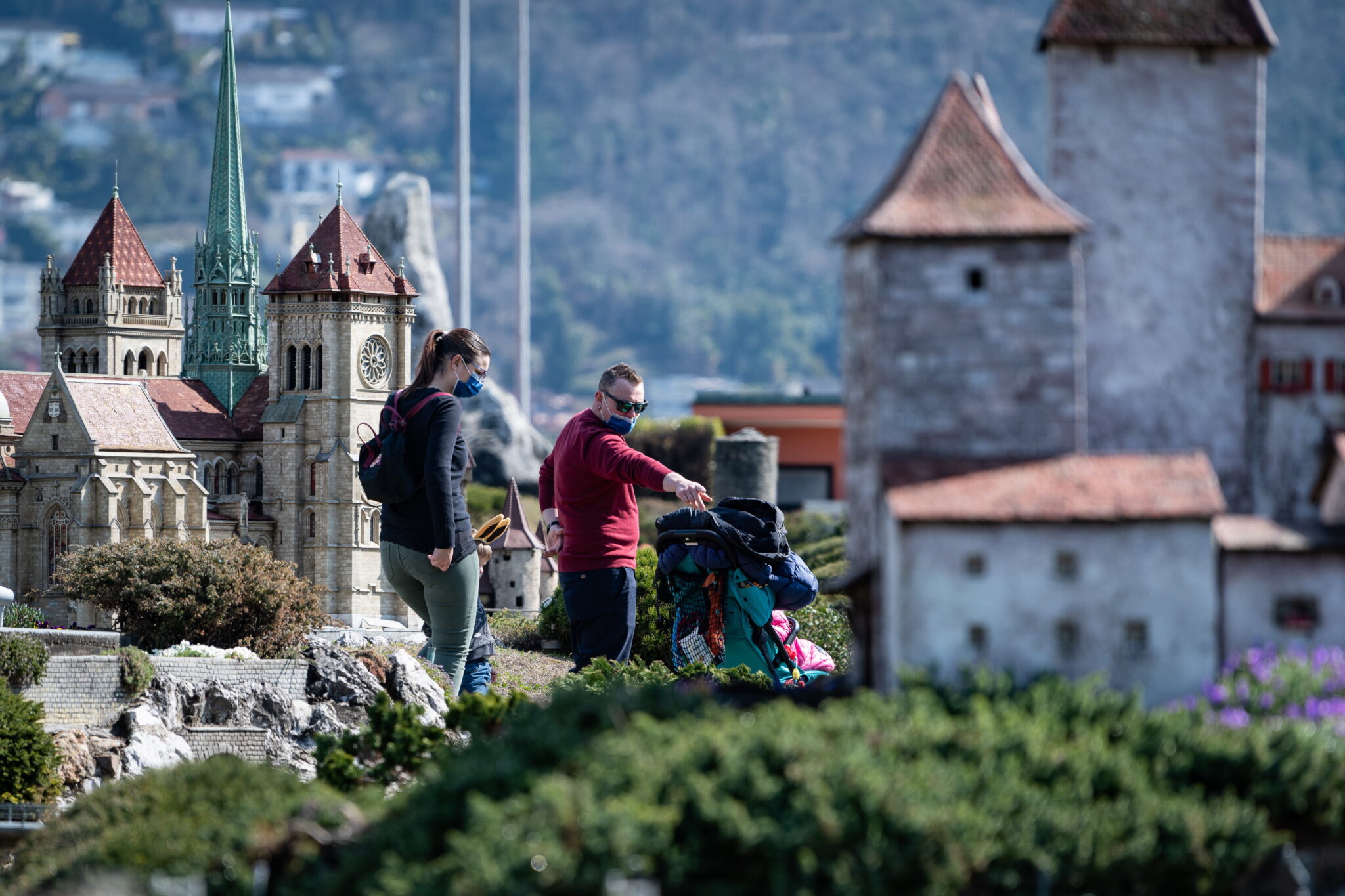 Swissminiature w Melide w Szwajcarii, fot. EPA/Elia Bianchi 