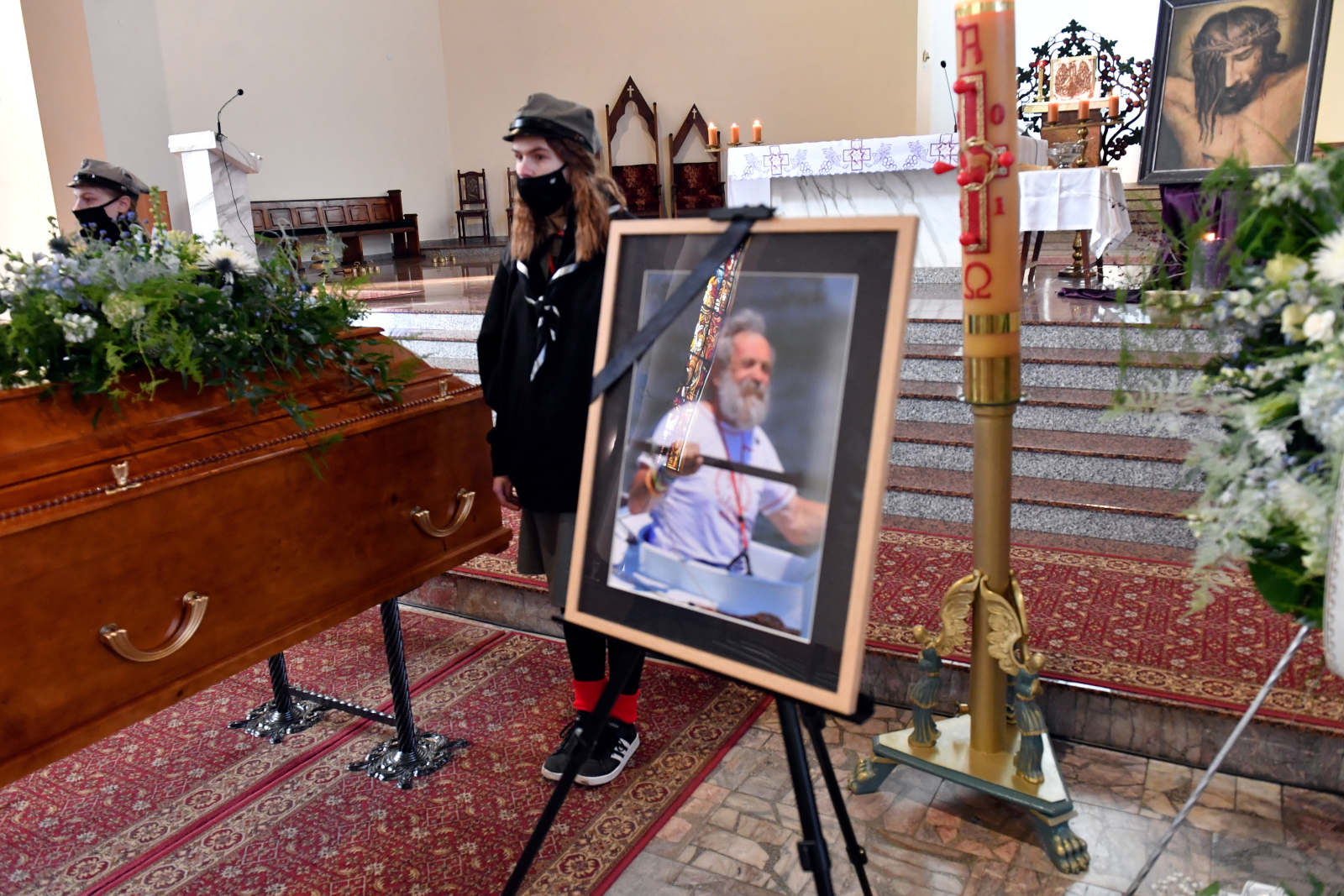Pogrzeb Aleksandra Doby PAP/Marcin Bielecki