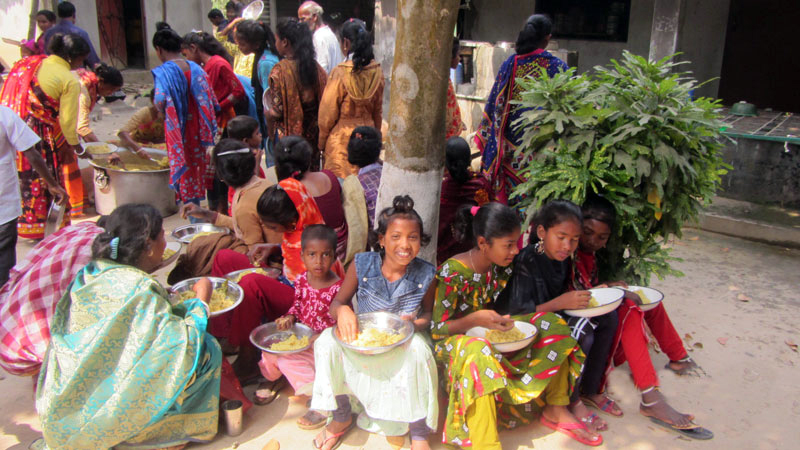 masowy chrzest bangladesz