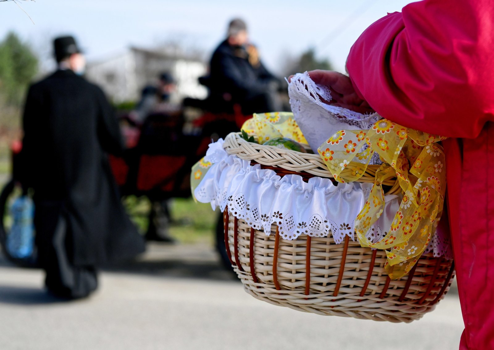 Święcenie pokarmów fot. PAP/Darek Delmanowicz