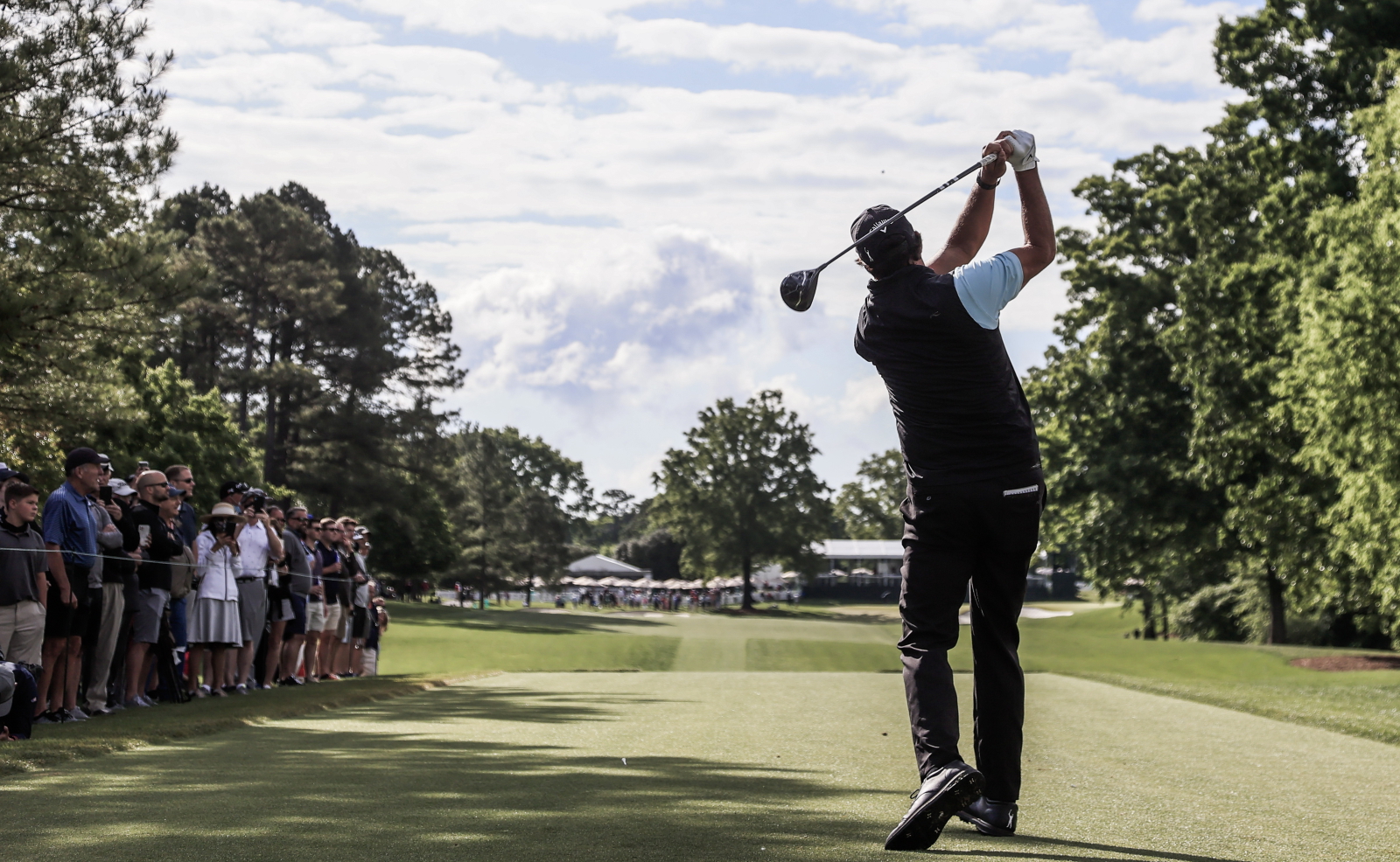 Turniej golfowy, Wells Fargo Championship w Quail Hollow Club w Charlotte, Karolina Północna. Fot. EPA/TANNEN MAURY 