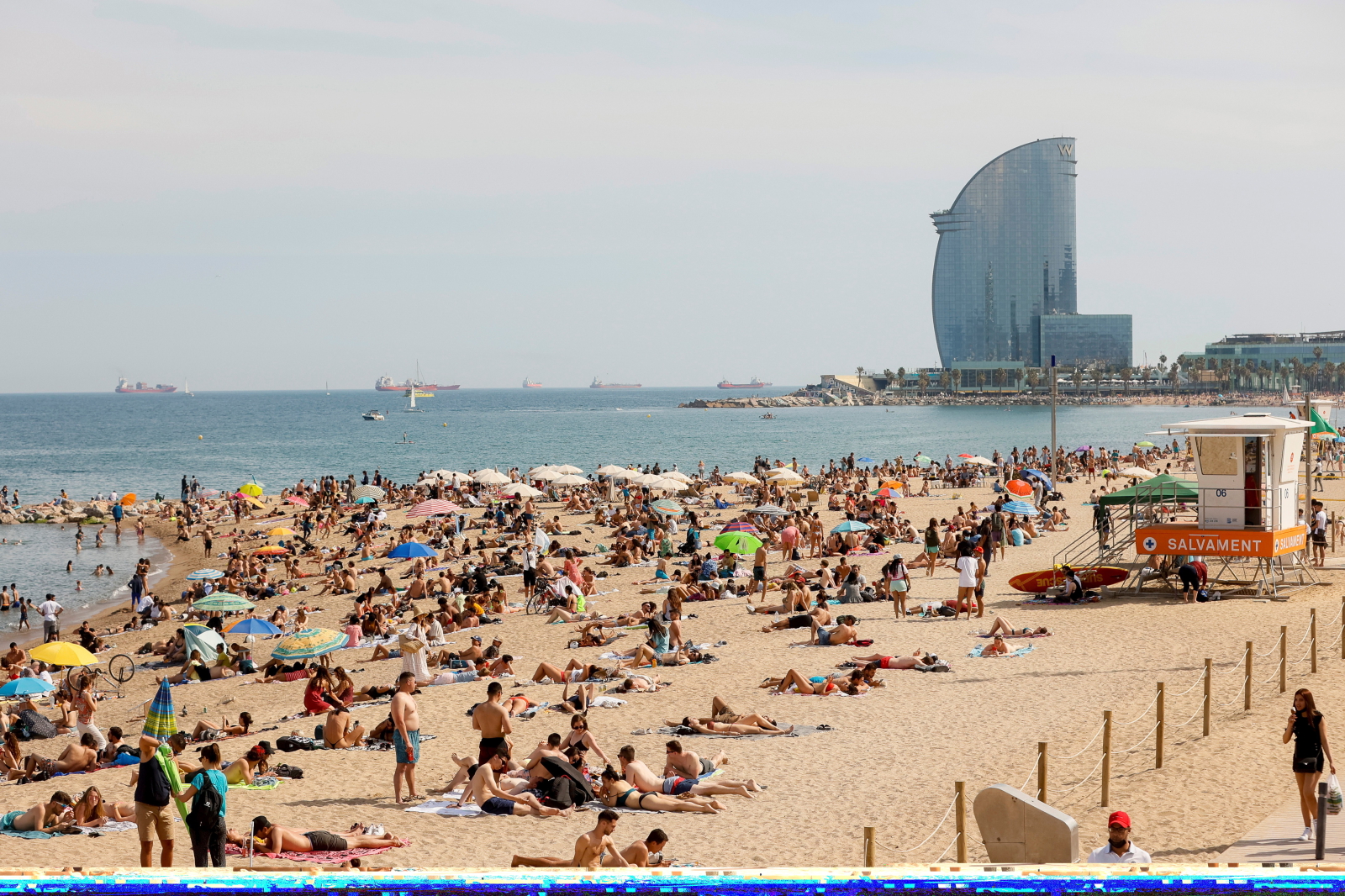 Barcelona fot.  EPA/Quique Garcia 
