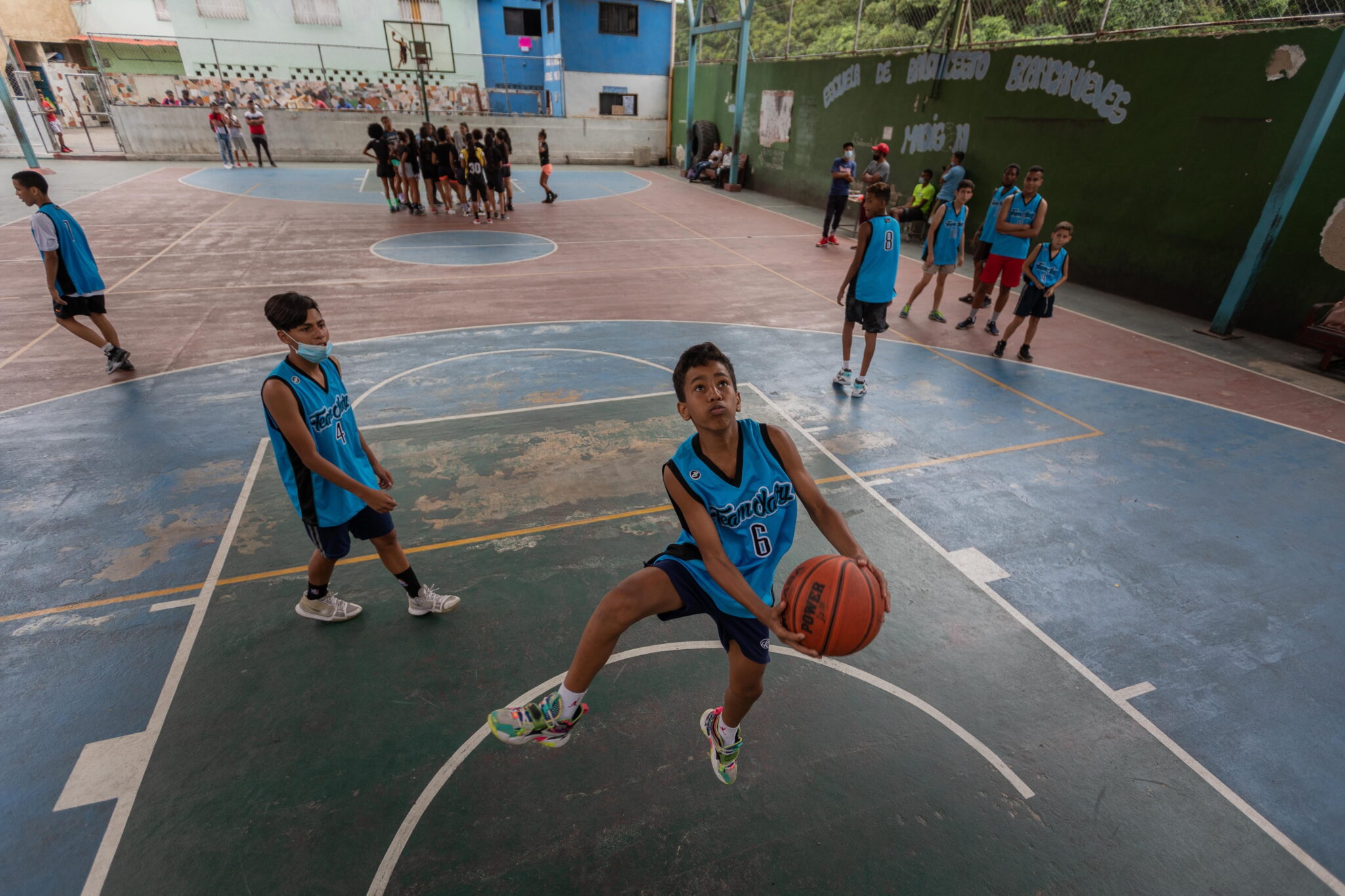 Wenezuela: koszykówka. fot. EPA/Rayner Pena R
