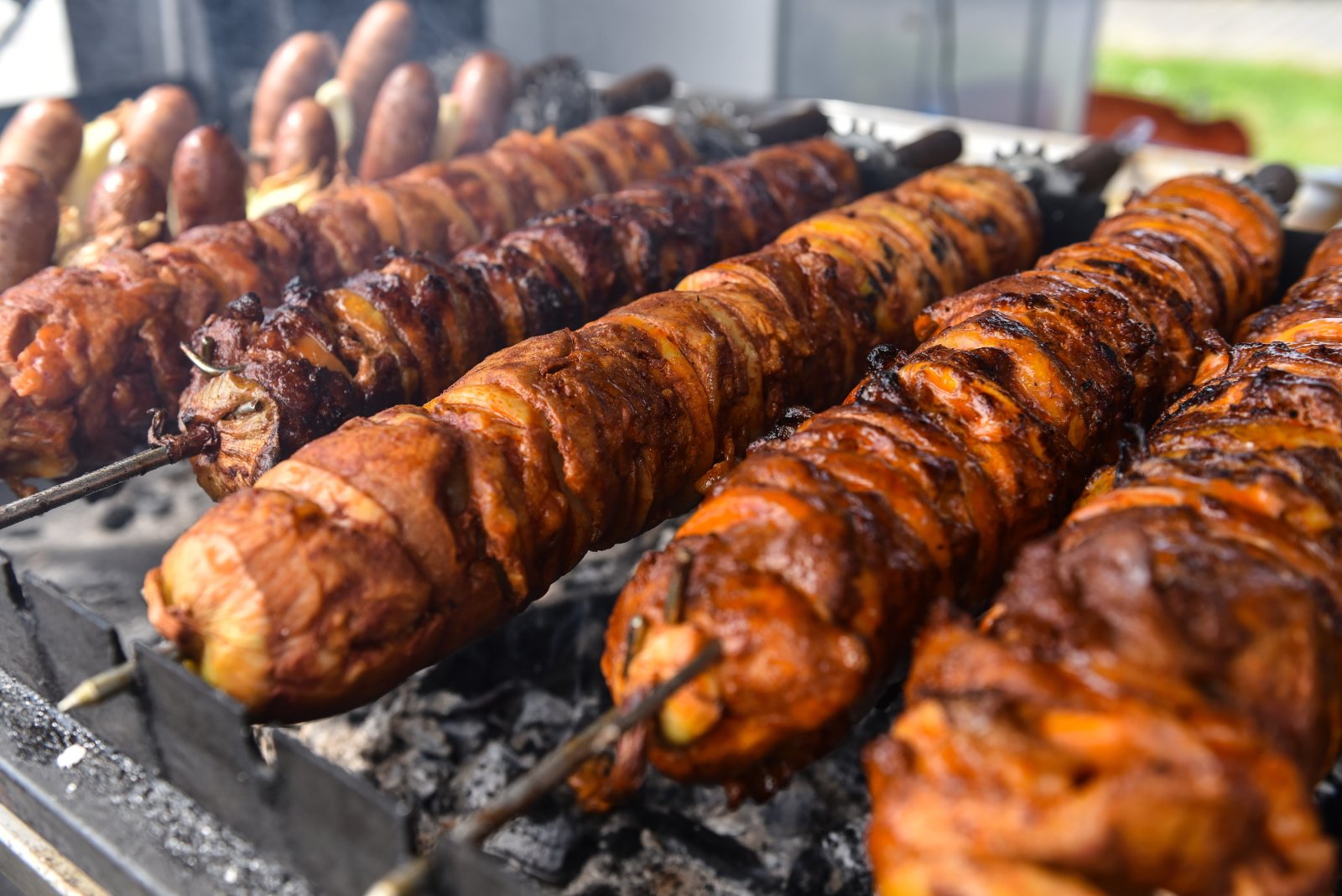 Festiwal food trucków w Lublinie Fot. PAP/Wojtek Jargiło