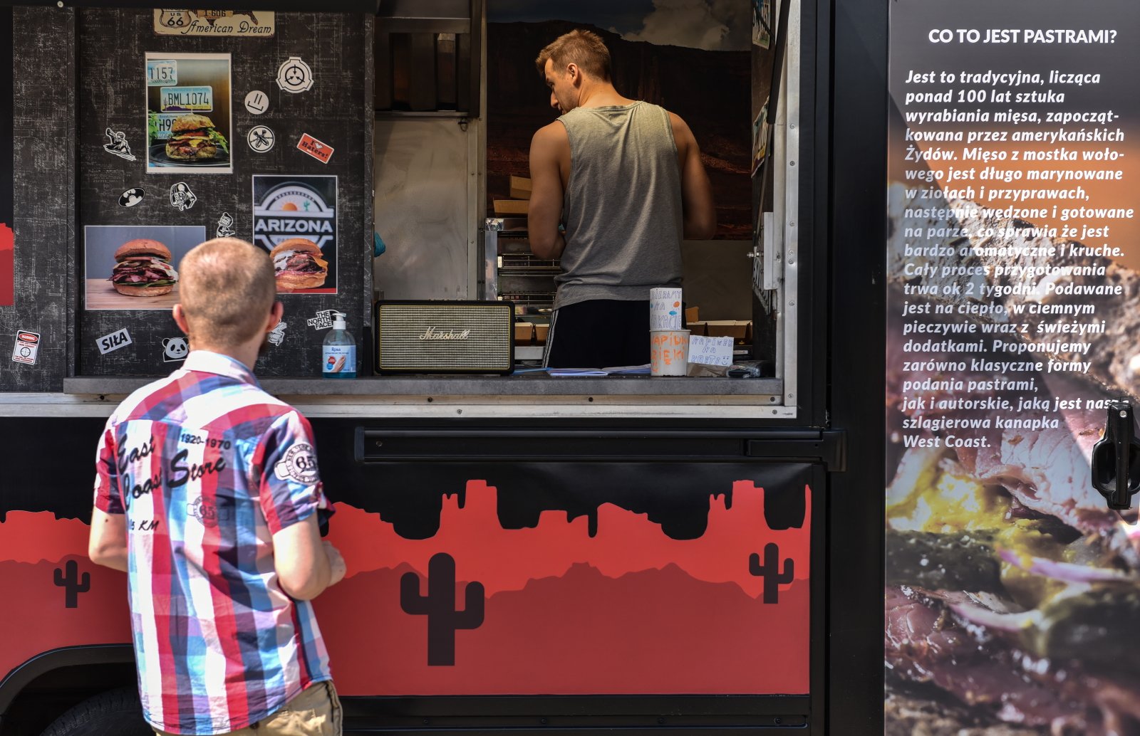 Festiwal food trucków w Lublinie Fot. PAP/Wojtek Jargiło