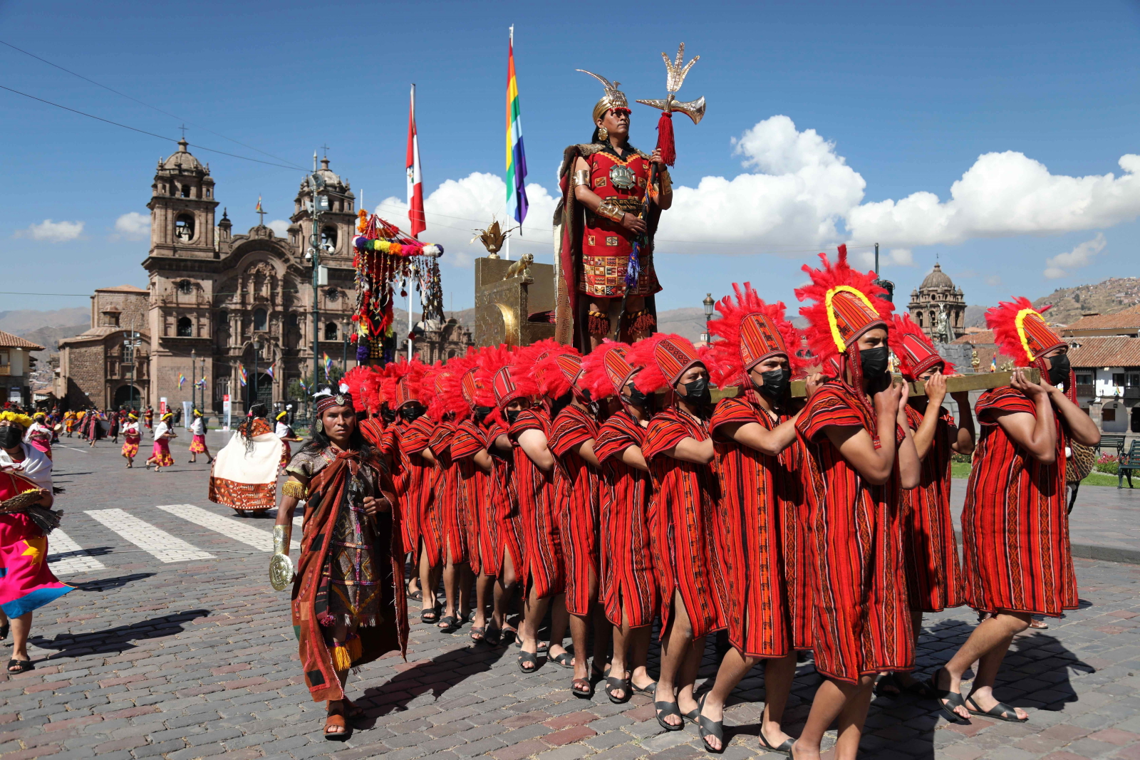 Święto Inti Raymi or Fiesta del Sol w Peru fot. EPA/Stringer 
