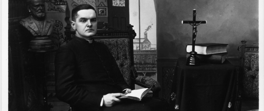Ks. Michael McGivney. Zdjęcie prawdopodobnie wykonał John J. Tierney w latach 1870-1880. fot. materiały prasowe Rycerzy Kolumba