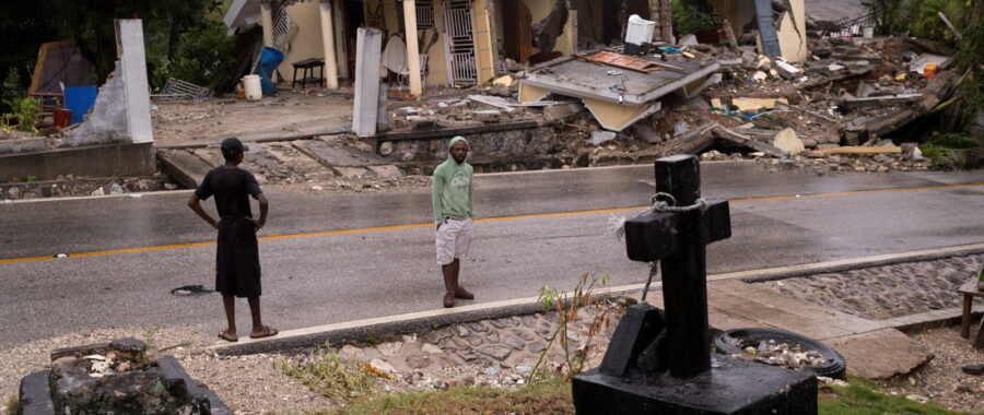 Trzęsienie Ziemi na Haiti fot. fot. EPA/Orlando Barria