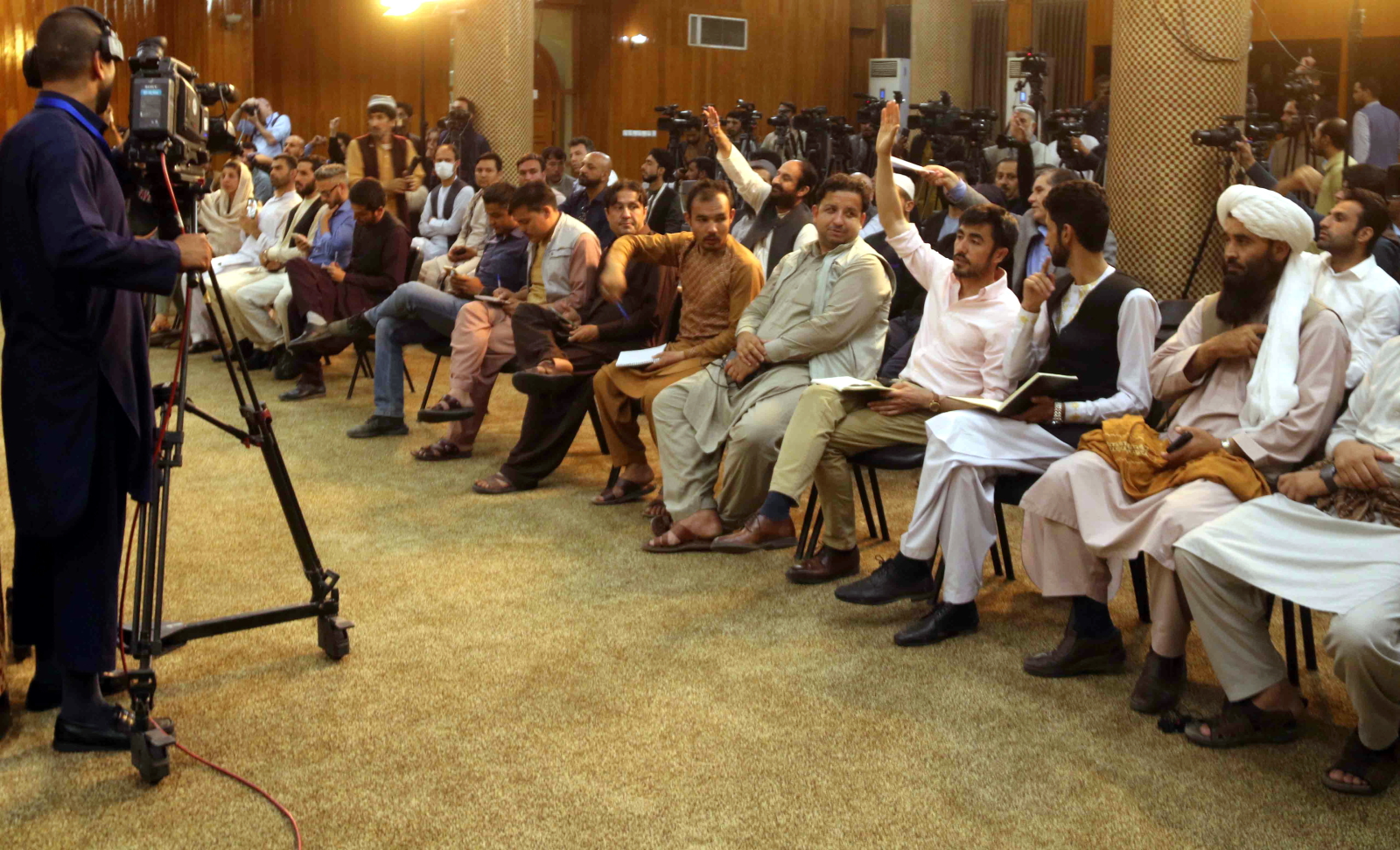 konferencja prasowa z talibami