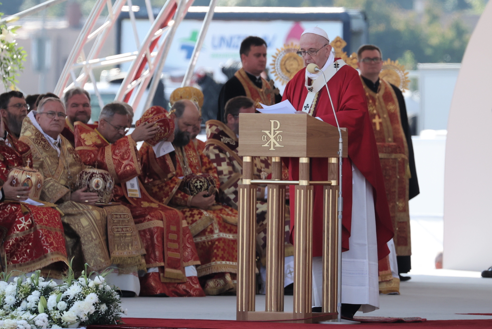 papież Franciszek na słowacji