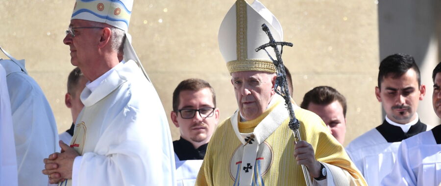 papież franciszek na węgrzech