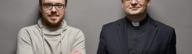 Ks. Mirosław Tykfer i Michał Jóźwiak