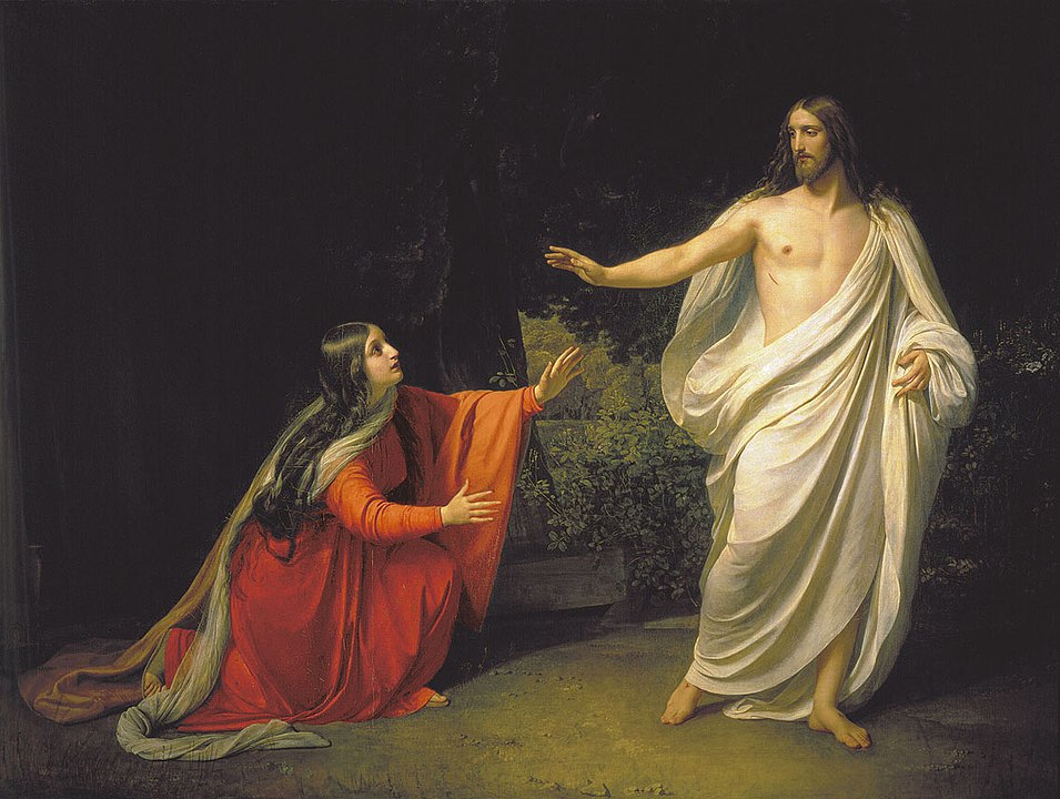 Maria Magdalena, nie dotykaj mnie, obraz, Jezus, sztuka