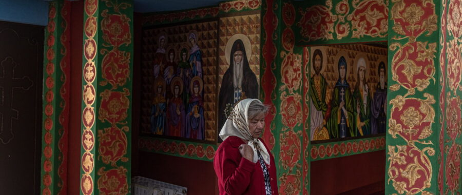 modlitwa cerkiew kijów ukraina wojna prawosławie