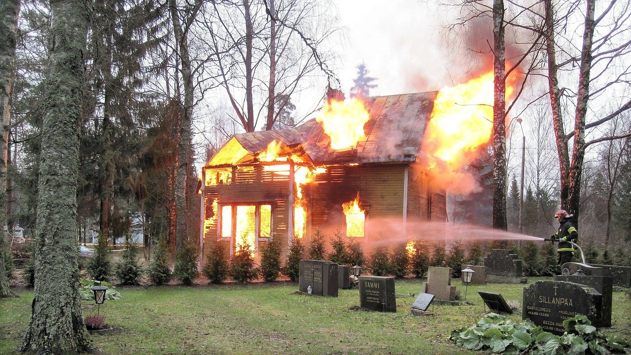 Le centre caritatif de Krzywa Koło incendié