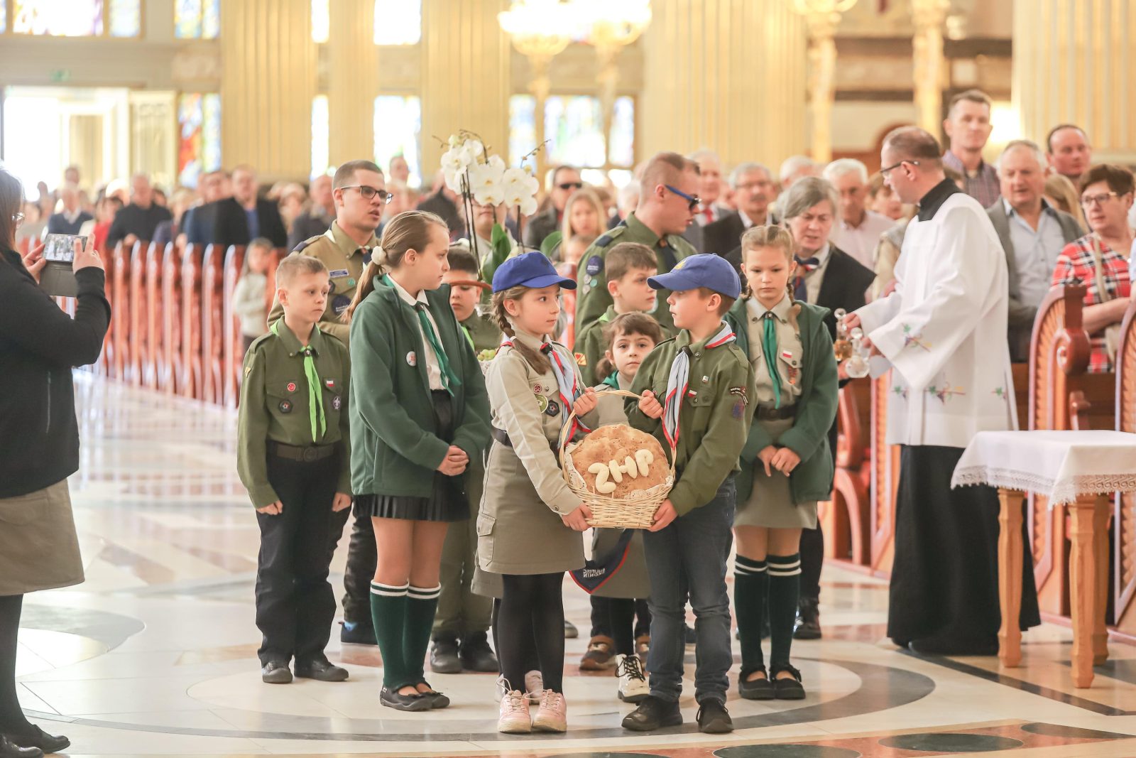 Licheń: harcerska msza w rocznicę śmierci św. Jerzego [+GALERIA]